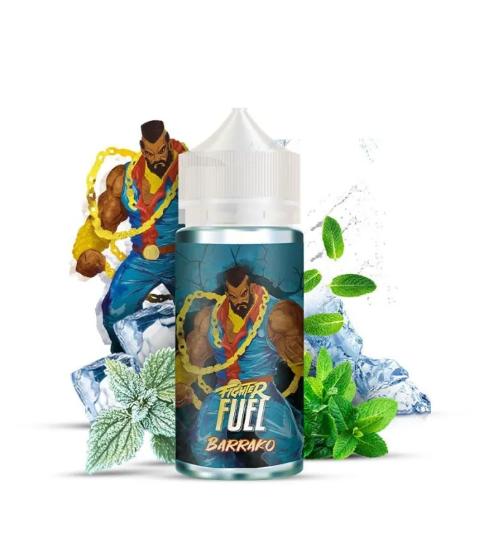 E-liquide Barrako 100ml Fighter Fuel - Menthe givrée