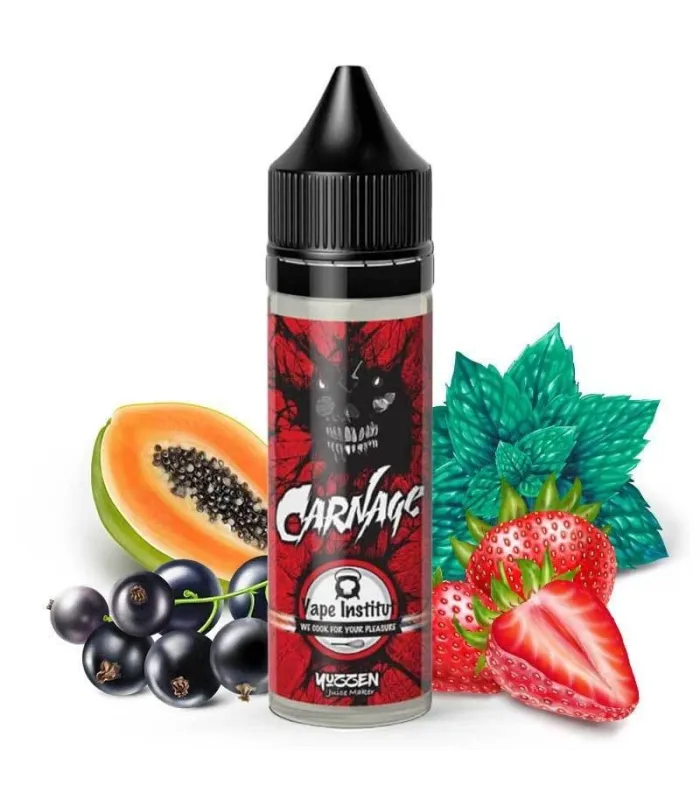 Carnage 50ml Vape Institut - Fruits rouges menthol