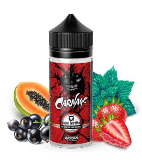 Carnage 100ml Vape Institut - Fruits rouges menthol