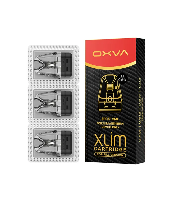 Cartouches XLIM Top Fill SS 2ml OXVA – Pack de 3