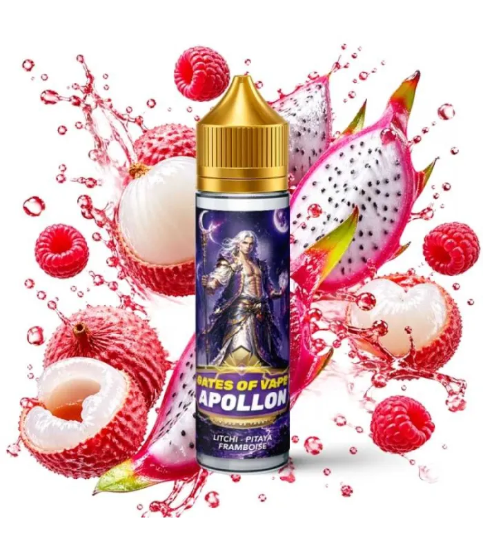 E-liquide Apollon 50ml Gates of Vape litchi pitaya framboise
