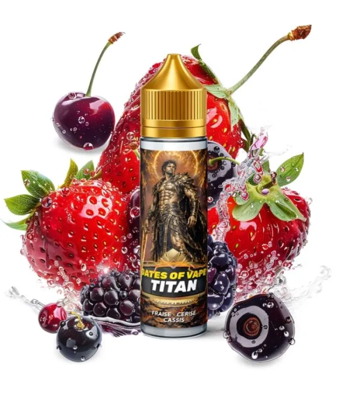 E-liquide Titan 50ml Gates of Vape fraise cerise cassis