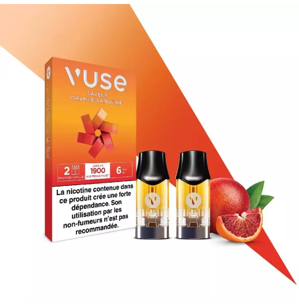 Capsules ePod saveur Orange Sanguine - Vuse