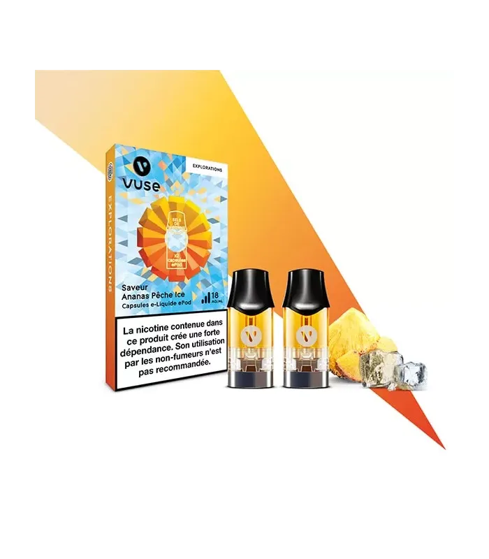 Ananas Pêche Ice ePod - Vuse