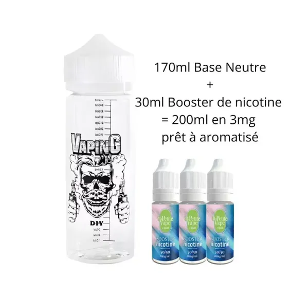 Kit 200ml nicotiné - Vapest