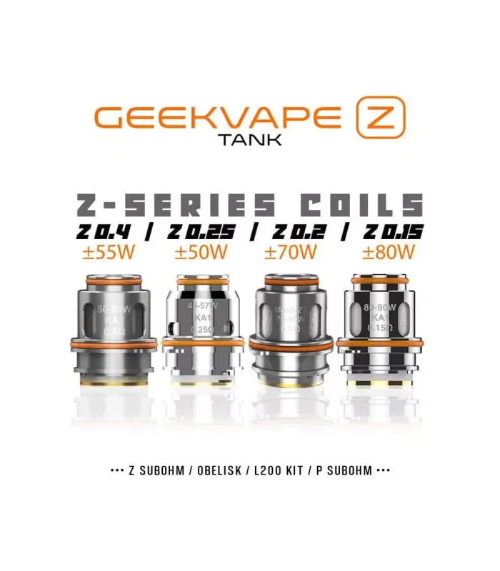 Résistances Z series coil - GeekVape