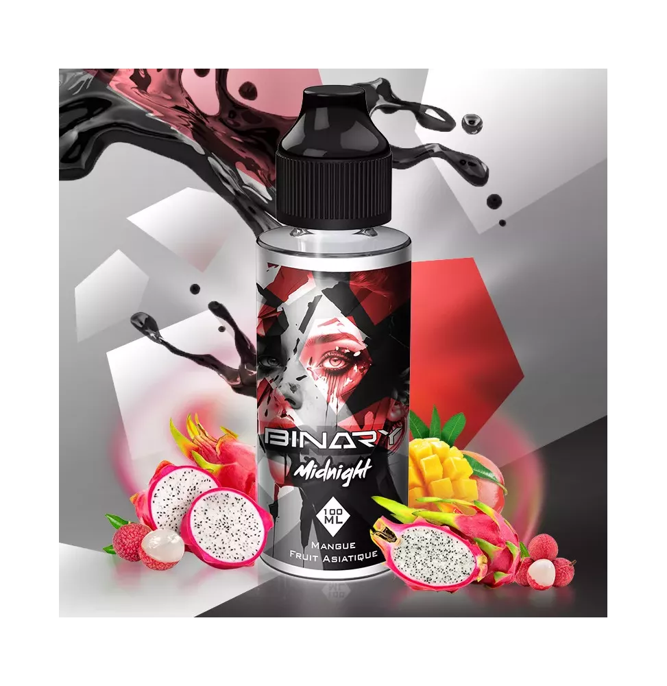 E-liquide Midnight 100ml Mangue Fruit du dragon Litchi - Binary