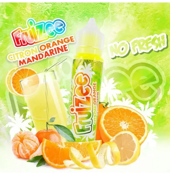 Citron Orange Mandarine No Fresh 50ml - Fruizee