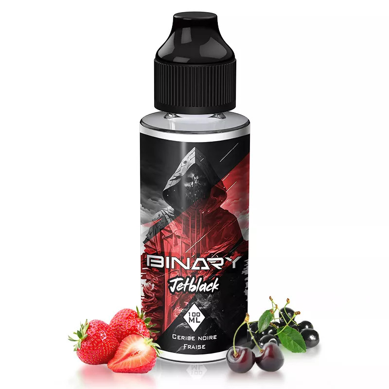 E-liquide JetBlack 100ml Cerise noire Fraise