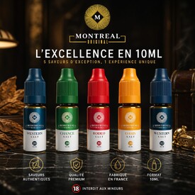 Marre des liquides trop sucrés ?

👉 Montréal Original
Un rendu tabac réaliste, sec et efficace.

Parfait pour les anciens fumeurs.

Disponible sur vapest.fr 👇