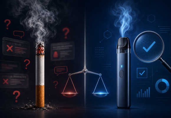 Désinformation sur la vape : pourquoi la confondre avec le tabac est dangereux